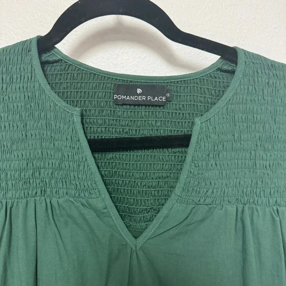 Tuckernuck Pomander Place Ceci Smocked Tiered Mini Dress - Picture 9 of 9